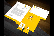 European A-Format Stationery Mockup, a Print Template by Fresh Design Elements (Thumbnail 3 of 11)