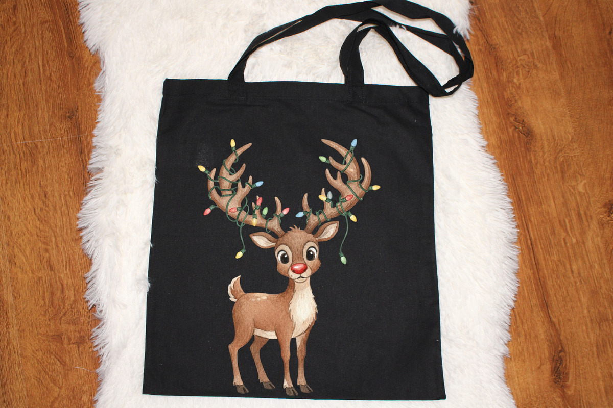 Quirky Funny Christmas Reindeer PNG, an Illustration by SinaCreation (Photo 6 of 7)