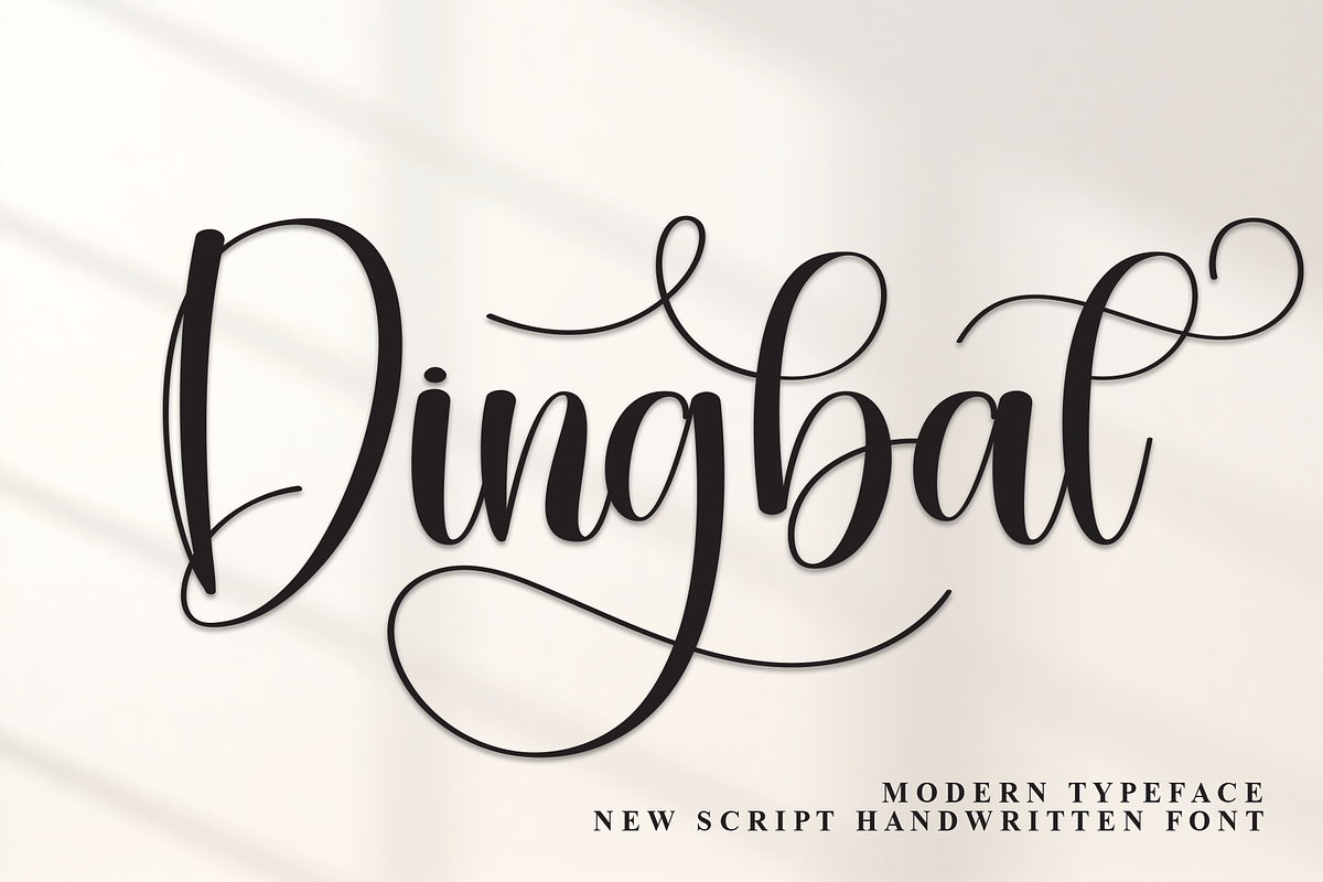 Dingbat | Script Font, a Handwritten Font by Scratchones (Photo 1 of 9)
