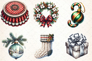 Christmas Tree and Decorations, an Illustration by DreamCafeArt (Thumbnail 5 of 8)