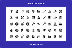 Video game elements icons, an Icon by Wencory