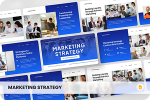 Marketing Strategy Google Slides, a Presentation Template by SquidPixey