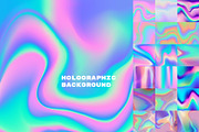 Holographic Backgrounds, a Texture Graphic by Zonda (Thumbnail 1 of 5)