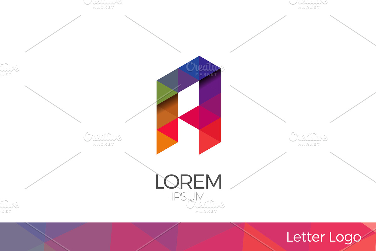 Letter A Vector Origami Logo icon., a Branding & Logo Template by Woo Graphics