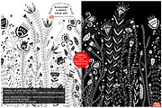 Backyard Garden Folk Art, a Pattern Graphic by Arie Clares (Thumbnail 3 of 13)
