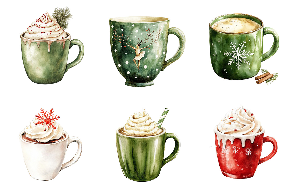 Christmas Sweets Clipart, an Illustration by SinaCreation (Photo 3 of 5)