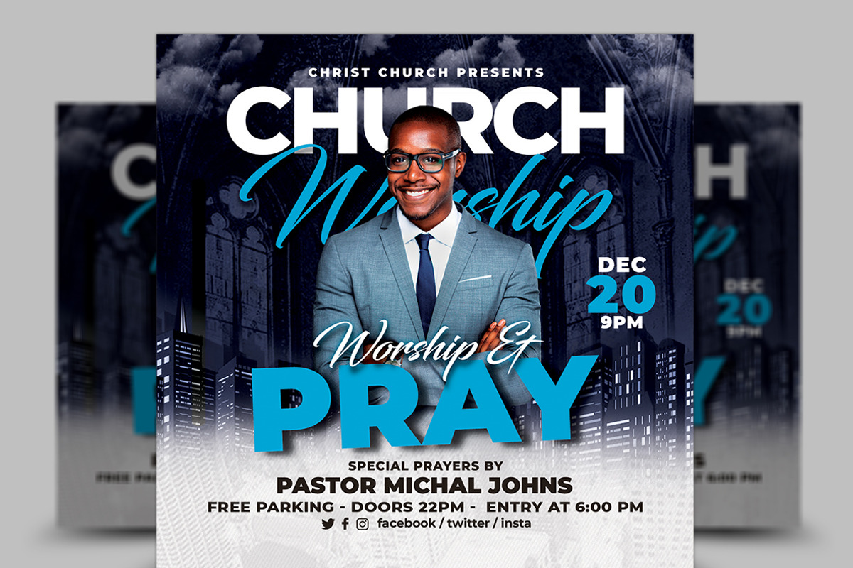 Church Flyer, a Flyer Template by AfzaalGraphics (Photo 1 of 2)