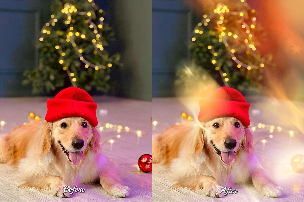 50 Christmas Star Light Overlays, a Texture Graphic by 3Motional (Photo 2 of 16)