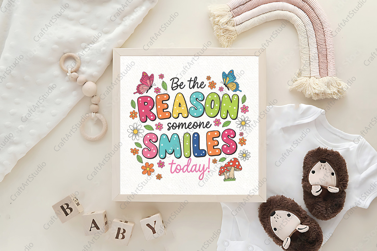 Mental Health Shirt, Be the Reason, a Finance Illustration by CraftArtStudio (Photo 4 of 4)