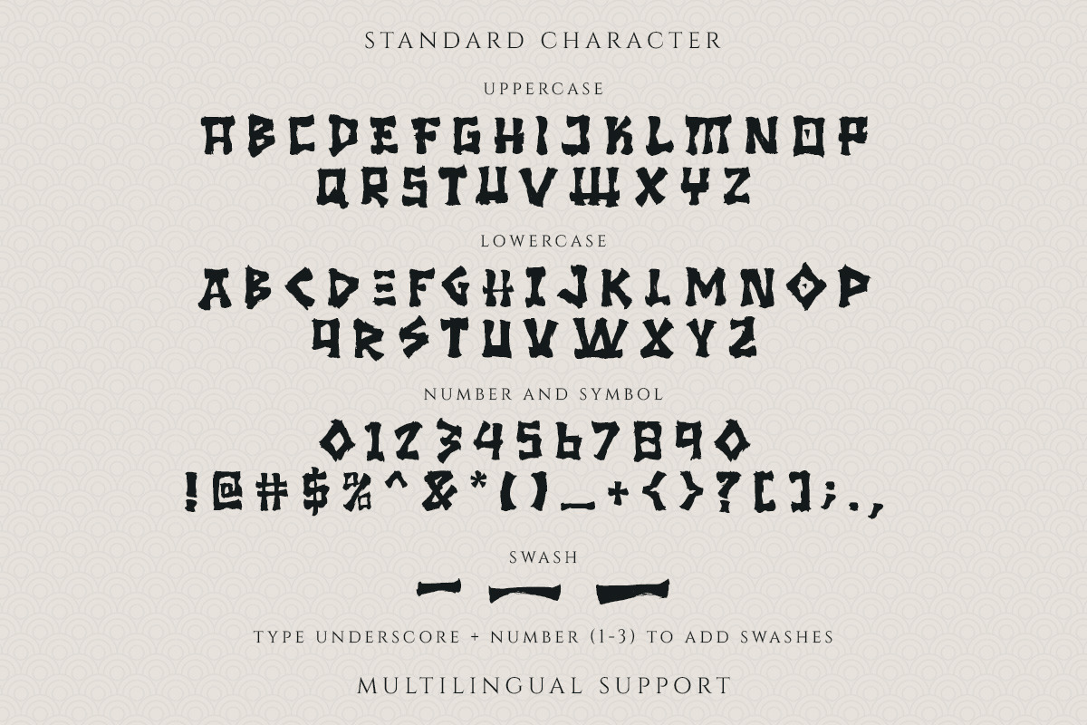 Sakura Town - Brush Typeface, a Font by Letterhend Studio (Photo 8 of 9)