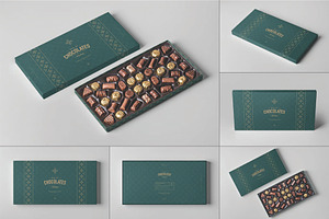 Box Of Chocolates Mockup, a Packaging Mockup by DesignRushMarket