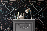 Dark Wavy Backgorund, a Texture Graphic by MalyskaStudio (Thumbnail 5 of 6)