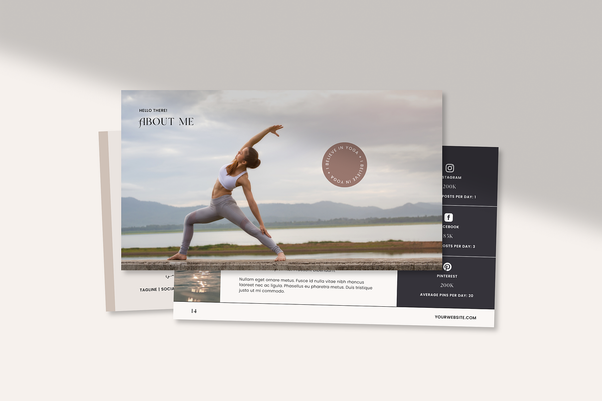 Canva Media Kit | Emme, a Marketing Template by Erin Cassidy (Photo 4 of 8)