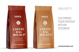 Matt Coffee Bag Mockup