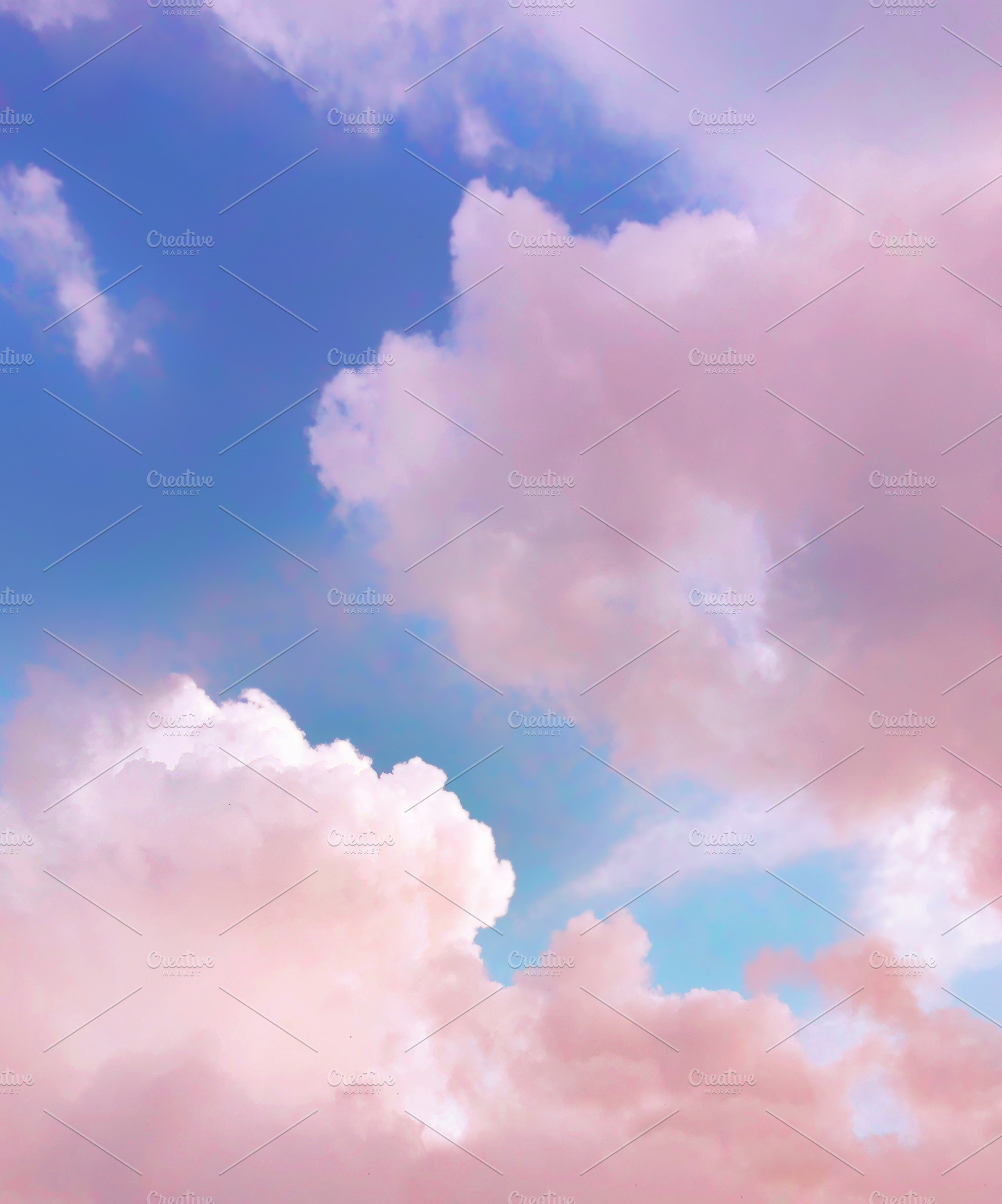 Pink sky clouds featuring antrisolja, nature, and beauty, a Nature Photo by Antrisolja Photography