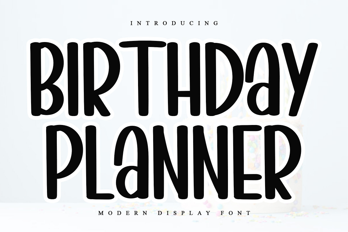 BIRTHDAY PLANNER, a Sans Serif Font by InermediaSTUDIO (Photo 1 of 6)