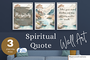 Spiritual Positive Quote Print Wall, a Poster Template by MagicLove Creations (Thumbnail 1 of 10)