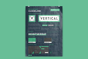 DIN A3 Brand Guideline Poster Design