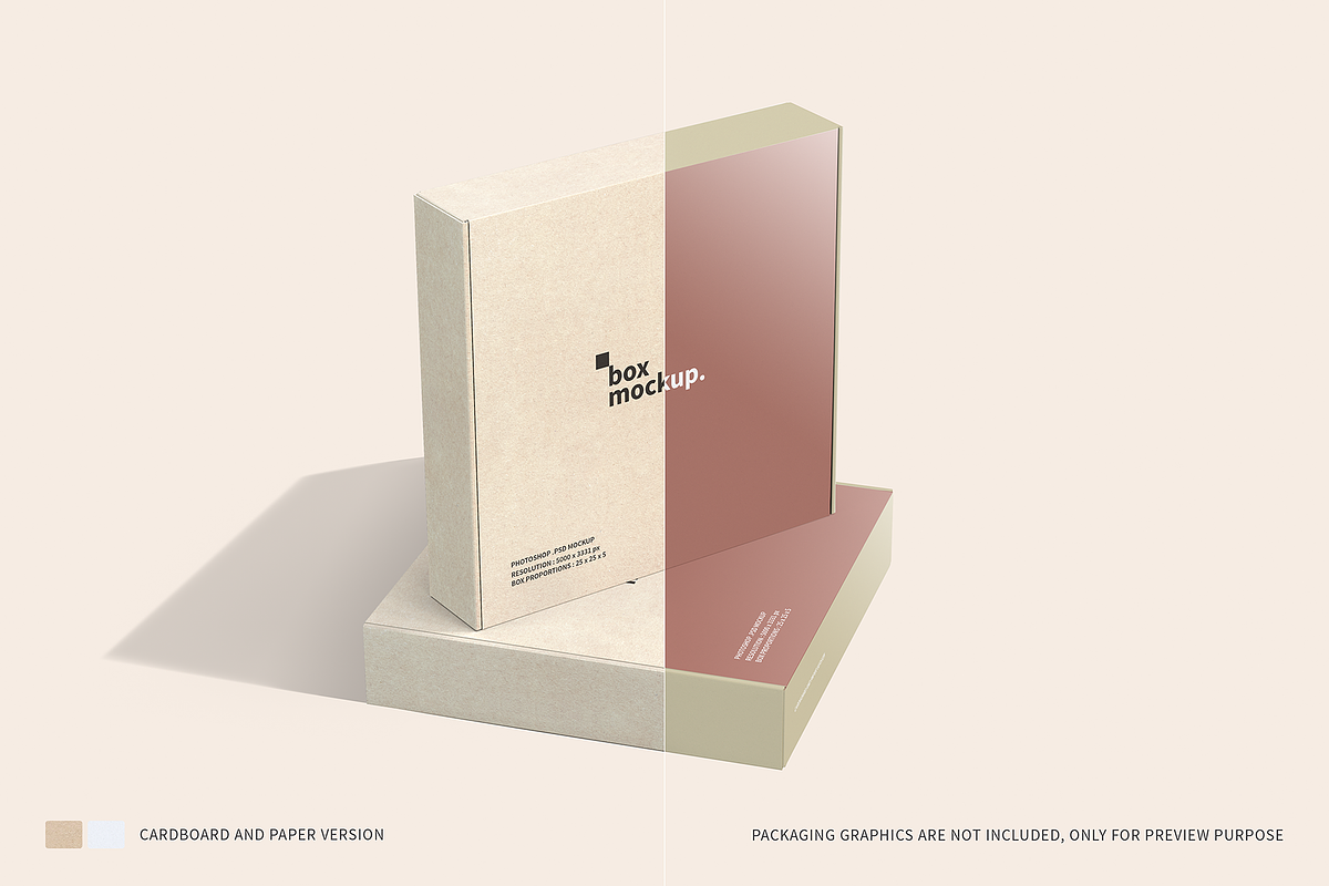 Mailing Box Packaging Mockups, a Merchandise Mockup by shaikerintu (Photo 12 of 12)