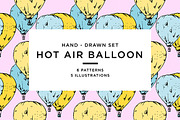 AIR BALLOON, a Pattern Graphic by Tanya Akhmett (Thumbnail 1 of 4)
