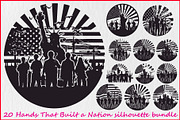 America Worker Vector Bundle, an Illustration by jahid234 (Thumbnail 1 of 21)