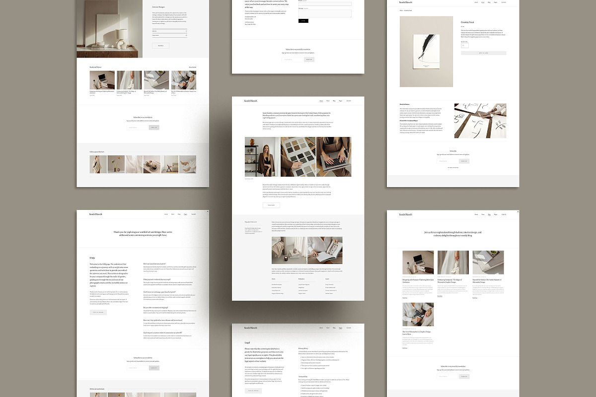 Blanch Squarespace 7.1 Website Theme, a Squarespace Template by Ruben Stom (Photo 3 of 11)