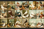 Illustrirtes Mustertauben-Buch, an Animal Illustration by Digital Museum (Thumbnail 5 of 9)