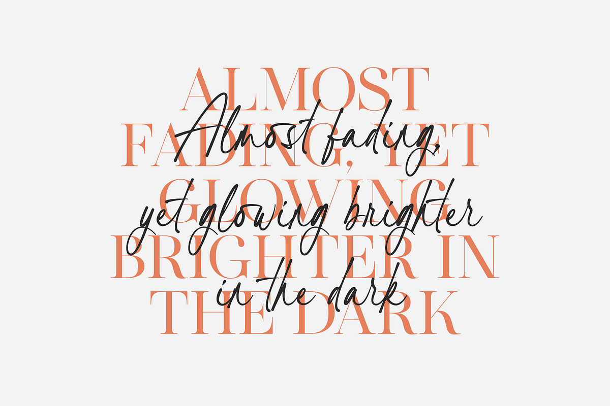 Crystal Mirage | Font Duo, a Script Font by Lemonthe (Photo 3 of 8)
