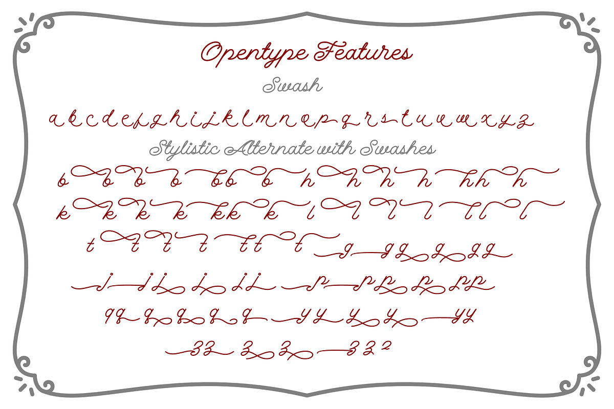 Qinan Script - monoline script font, a Script Font by Brainware Graphic (Photo 5 of 13)