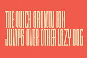 Allungato - Tall Display Font, a Sans Serif Font by Migunani Studio (Thumbnail 5 of 6)
