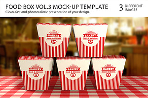 Food Box Vol.3 Mock-up Template