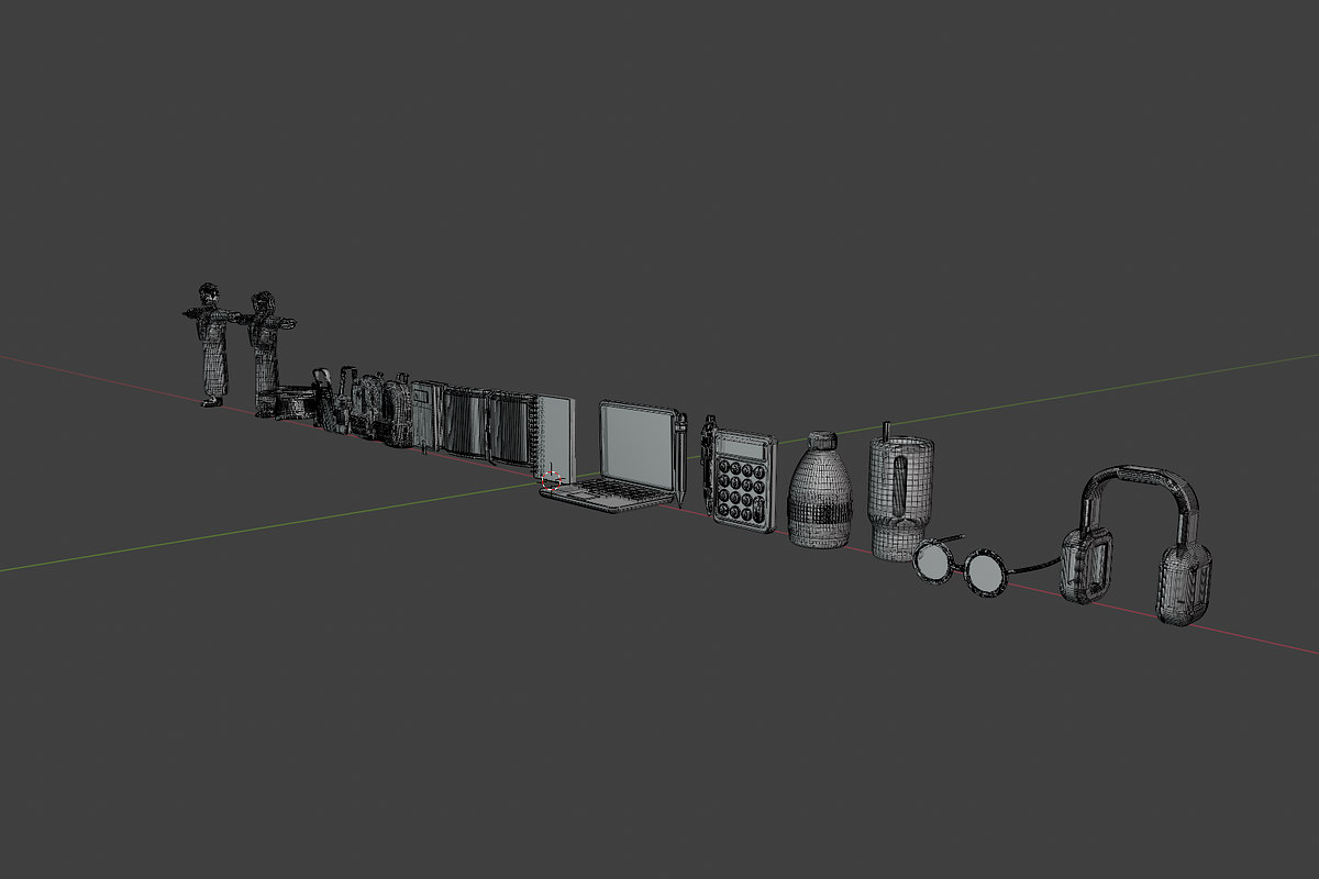 Education Set 3D model, an Object 3D Model by Artem Varnitsin (Photo 2 of 6)