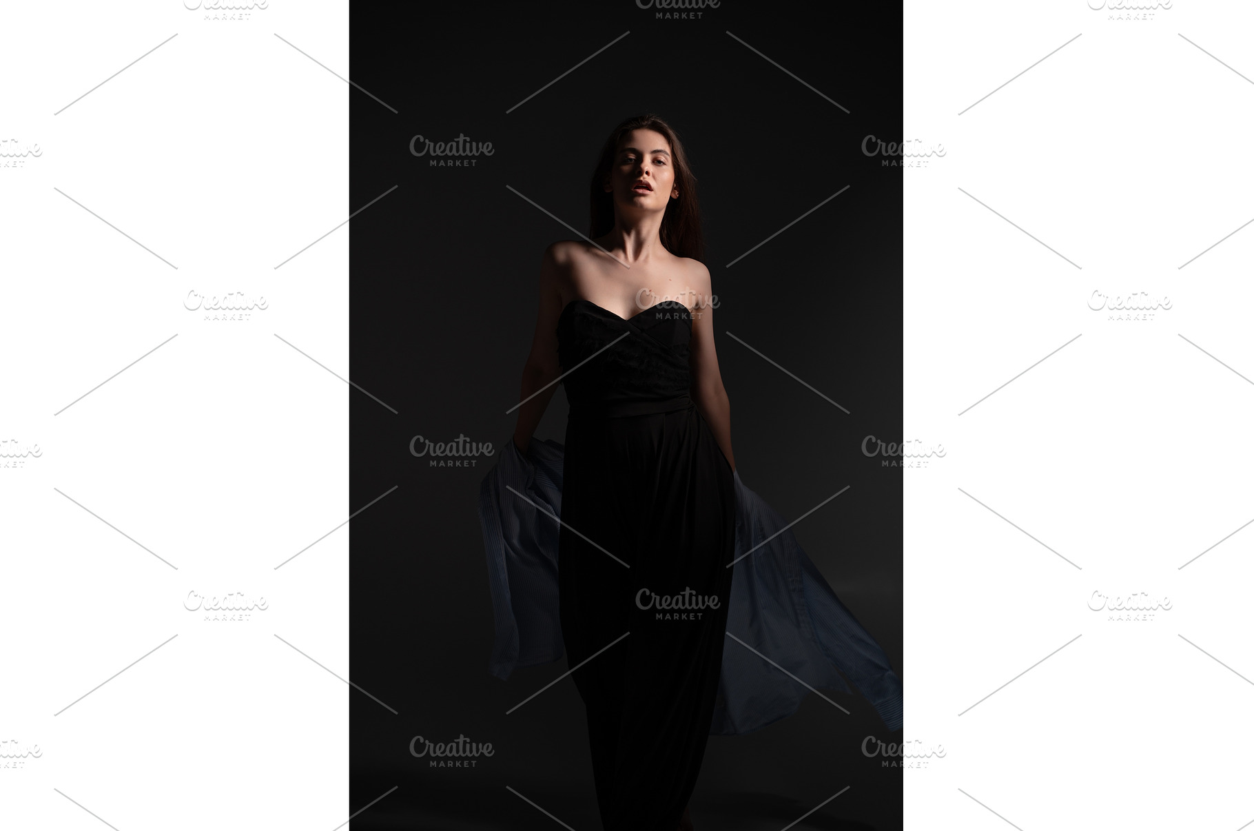 Young woman posing gracefully in, a Person Photo by volodymyrshtun13795