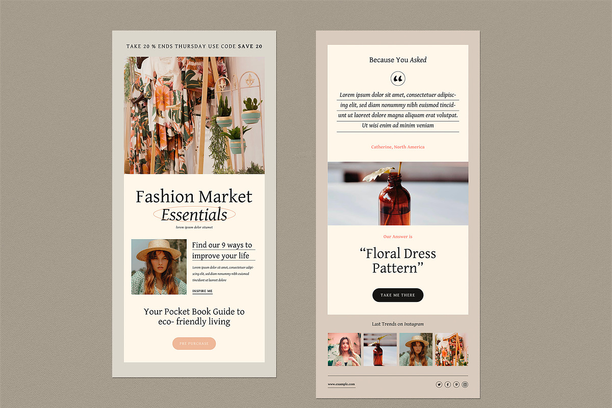 Keyla 10 Minimalism Email Newsletter, an Email Template by Guuver (Photo 2 of 5)