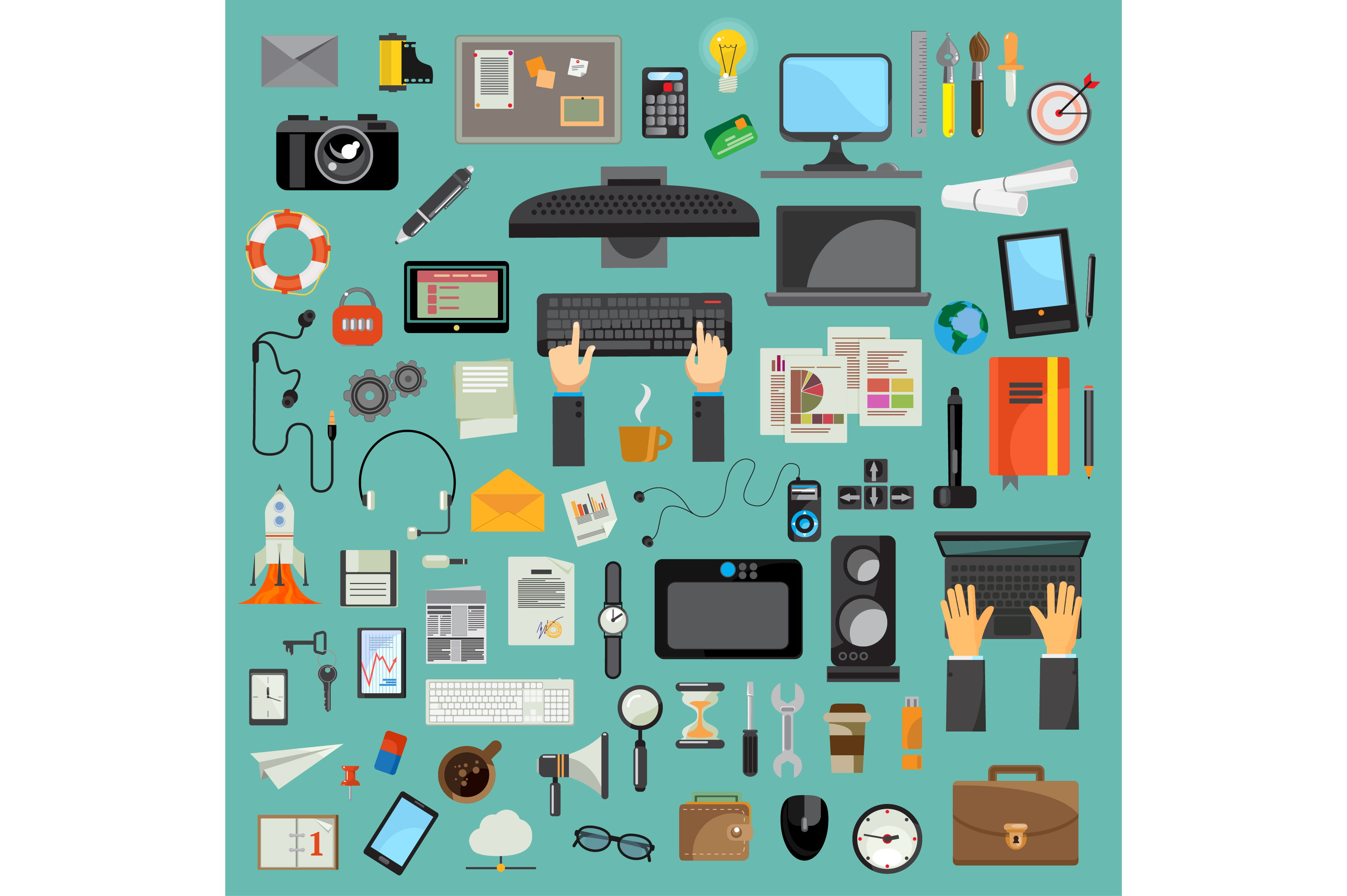 Computer technology, an Outline Icon by Allevinatis Studio