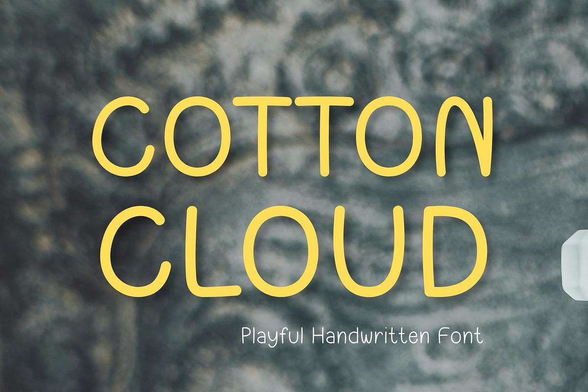 Handwritten Font – Cotton Cloud, a Handwritten Font by ZoloDesignHub (Photo 6 of 8)
