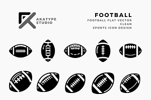 Football Icon, an Icon by Akatype Studio