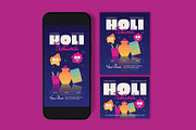 Holi Festival Flyer, a Flyer Template by graphicook (Thumbnail 3 of 3)