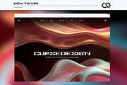 Liquid Metal Waves Overlays, a Texture Graphic by Cursedesign (Thumbnail 5 of 5)