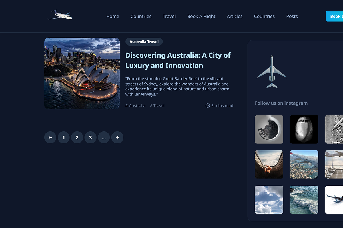 IanAirways- Travel Template, a HTML Template by NomaTemplates (Photo 14 of 22)