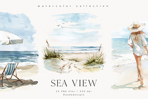 Sea View Illustrations