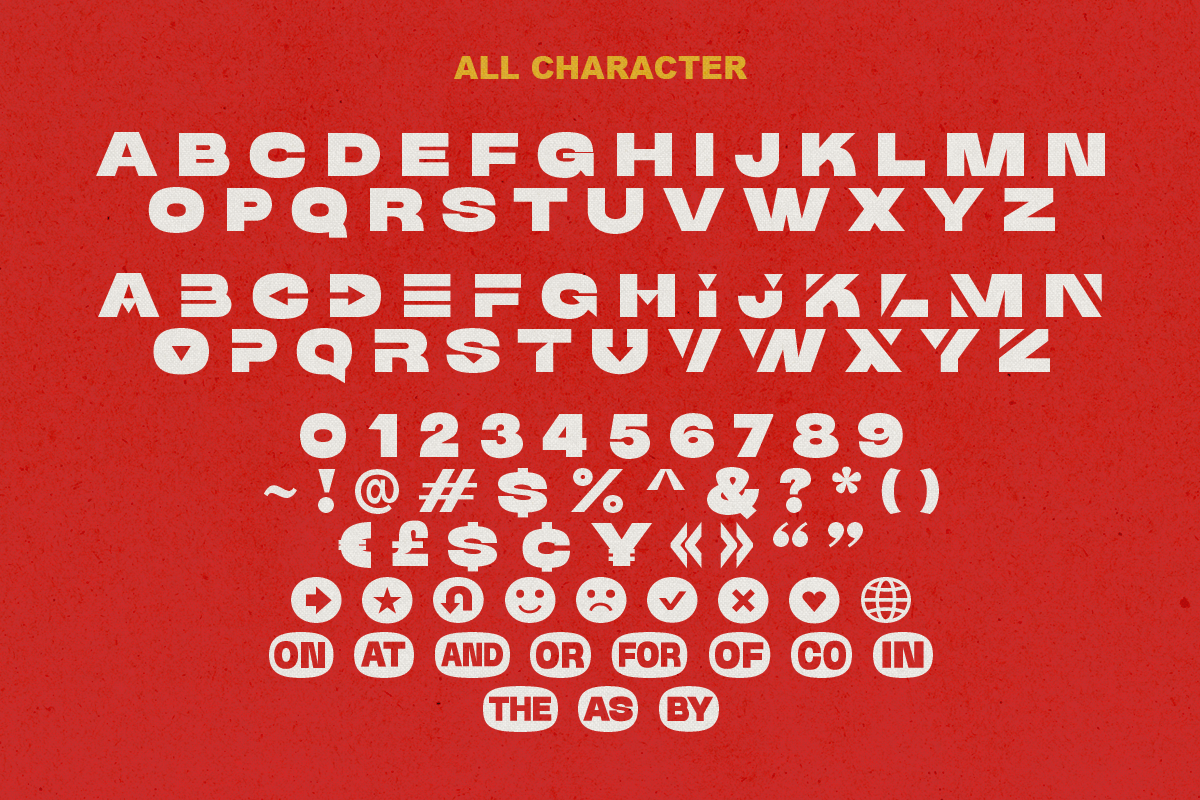 Mega Drone - Black Display Font, a Font by Sarid Ezra (Photo 11 of 12)