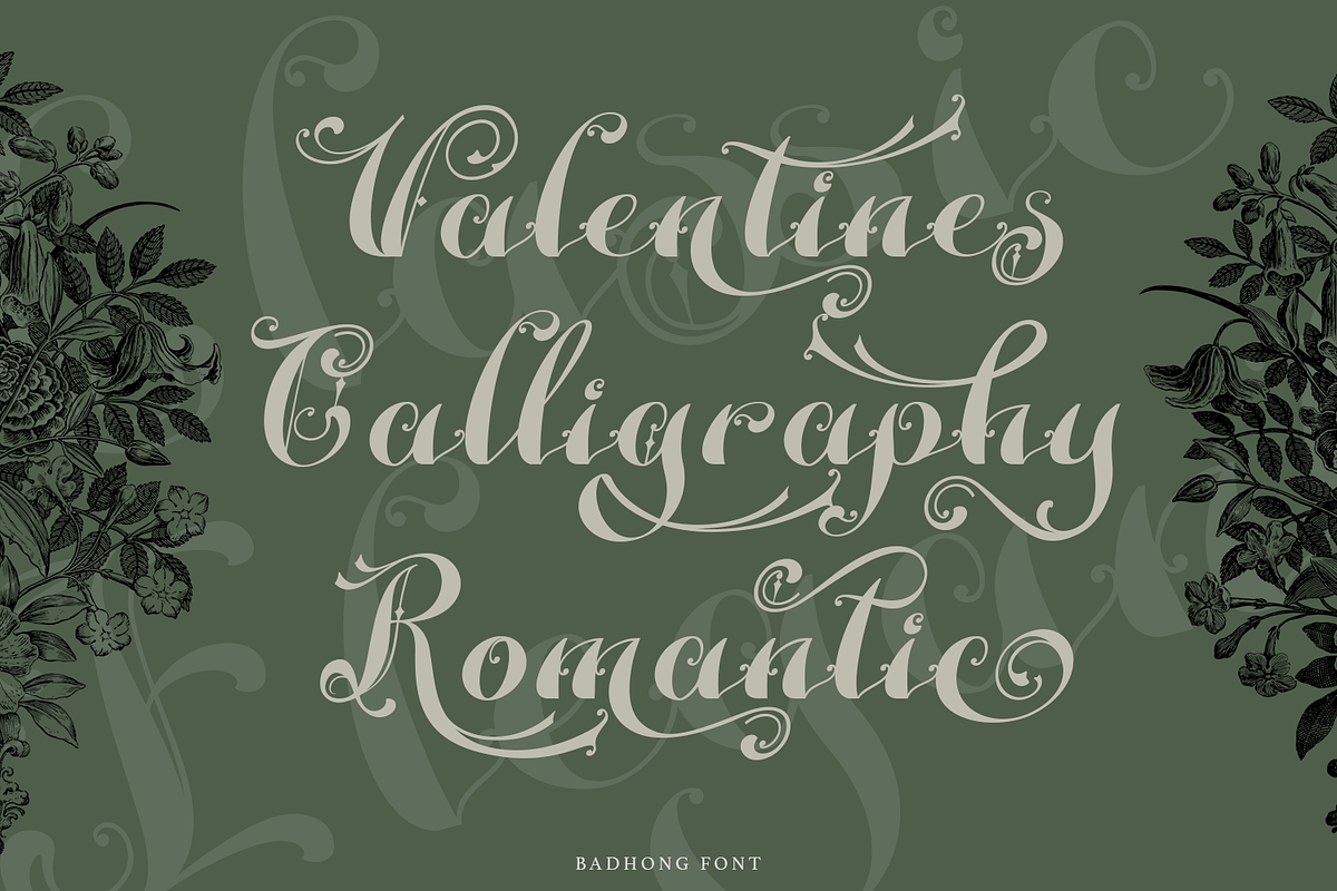 Badhong Classic Script, a Script Font by TypeClassHeroes (Photo 14 of 15)