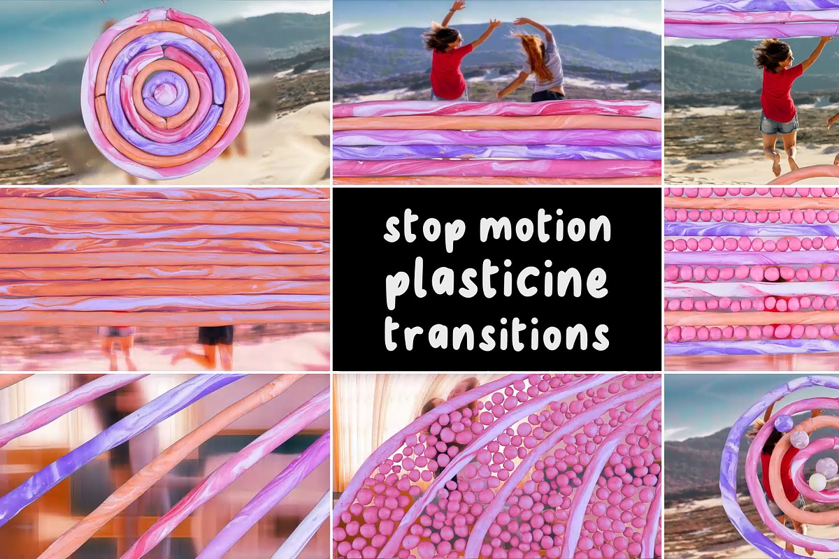 Plasticine Transitions | DaVinci, a Templates & Theme by FlashFXbox (Photo 1 of 2)