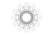 Elegant Mandala Line Art Collection, a Decorative Illustration by NJ Himel (Thumbnail 89 of 101)
