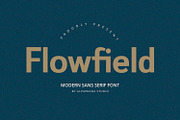 Flowfield - Sans Serif Font, a Sans Serif Font by Alpaprana (Thumbnail 1 of 10)