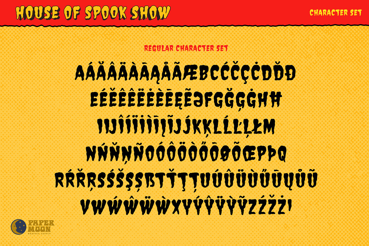 House of Spook Show Collection, a Handwritten Font by Paper Moon Graphic Supply (Photo 7 of 24)