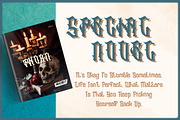Swarotty - Modern Blackletter Font, a Blackletter Font by Dhabee (Thumbnail 8 of 15)