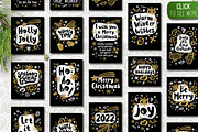 Gold, Black, White, Christmas, an Object Graphic by Iraida_Bearlala (Thumbnail 7 of 10)