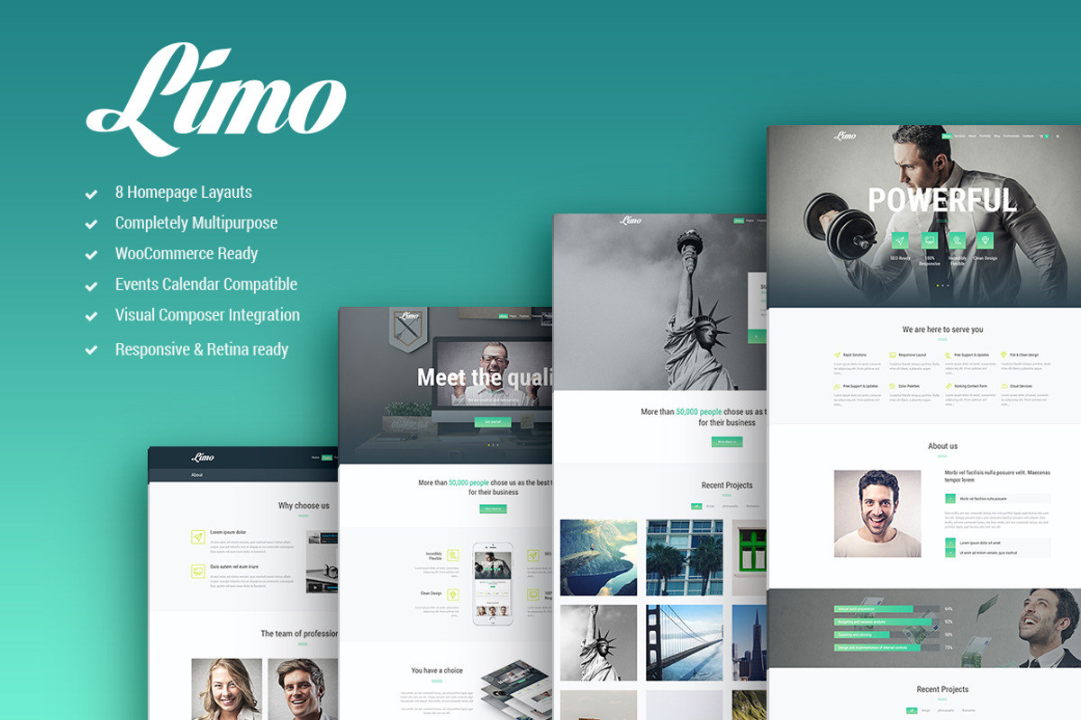 Limo - Multi-purpose WordPress Theme, a WordPress Template by ThemeREX (Photo 2 of 3)
